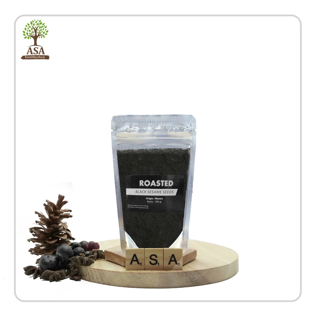 Roasted Black Sesame Seeds 100 gram