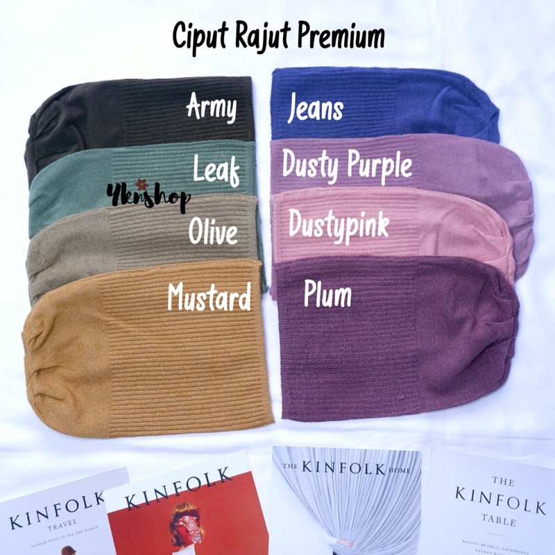 Ciput Kupluk Rajut Premium/Ciput bahan Rajut Premium