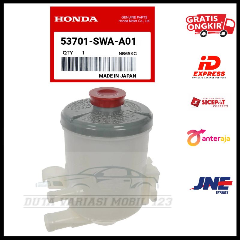 Tabung Tangki Botol Minyak Oli Power Steering Crv 2007 2008 2009 2010 2011 2012, Crv Gen 3
