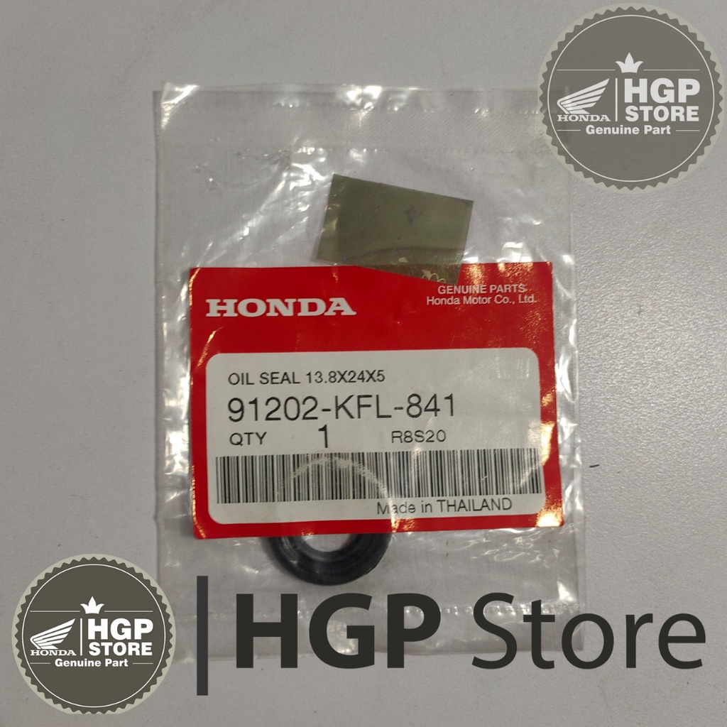 Oil Seal Ukuran 13.8X24X5 Honda (AHM) Motorcycle Parts 9120 KODE PART 91202KFL841