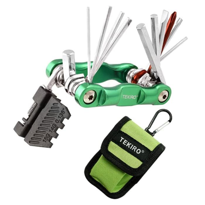 BIKE TOOLKIT SET 15 PCS TEKIRO / KUNCI SEPEDA LIPAT SET 15 PCS TEKIRO / KUNCI SERBAGUNA / KUNCI L SE