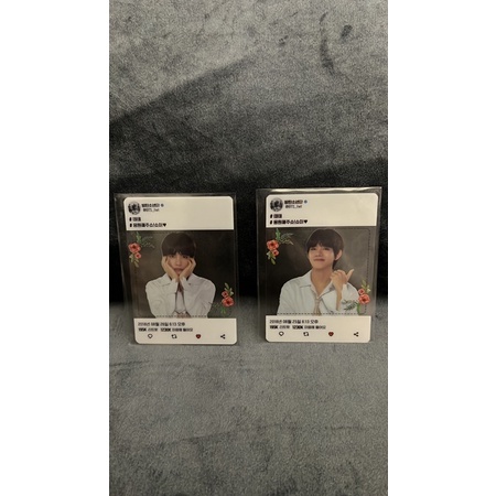 BTS ARMYBOOTH PHOTOCARD LOVE YOURSELF CONCERT  TAE SET ARMY BOOTH PC PHOTO LY SY