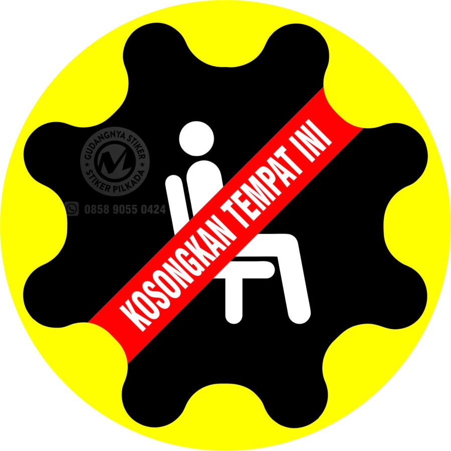 

STIKER VINYL KOSONGKAN TEMPAT INI
