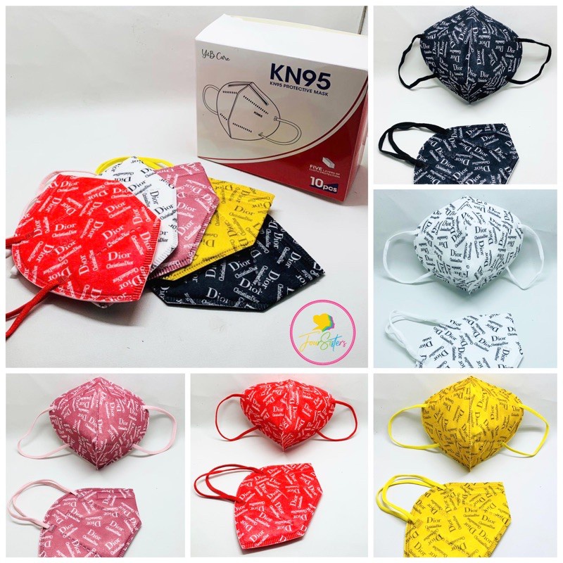 NEW MASKER MULUT KESEHATAN KN95 BRANDED DIOR