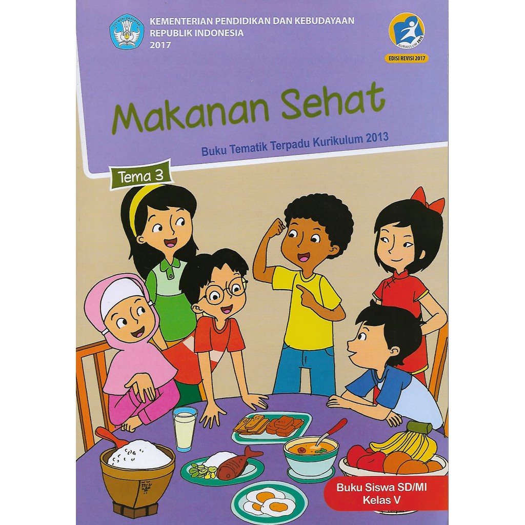 Buku Tematik Tema 1,2,3,4,5,6,7,8,9 Kelas 5 SD/MI Semester 1 dan 2  Kurikulum 2013 revisi 2017-4