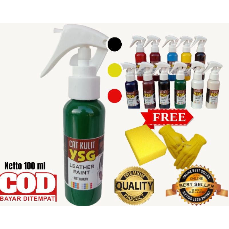 cat kulit original isi 100ml,untuk jaket kulit,tas kulit,sepatu kulit bisa juga untuk kulit sintetis,bahan suede dan sepatu kanvas