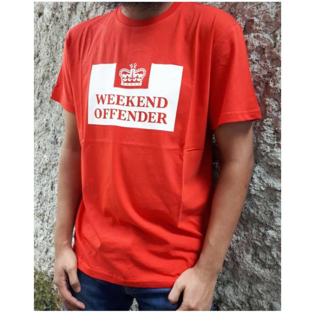 Tshirt baju kaos weekend offender oren orange persija jakarta the jak mania