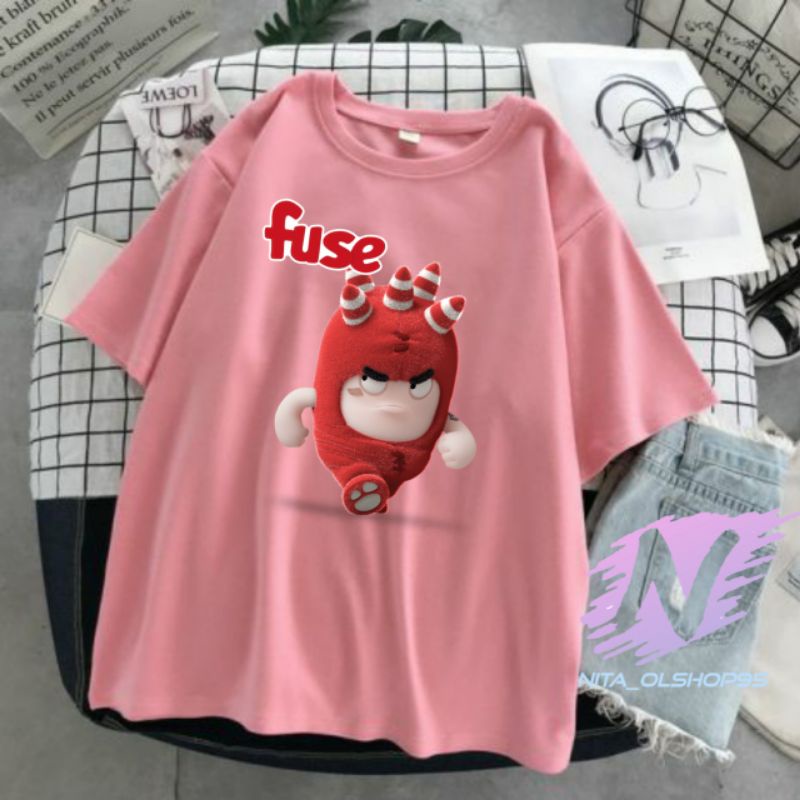 kaos oddbods baju KAOS ANAK oddbods fuse