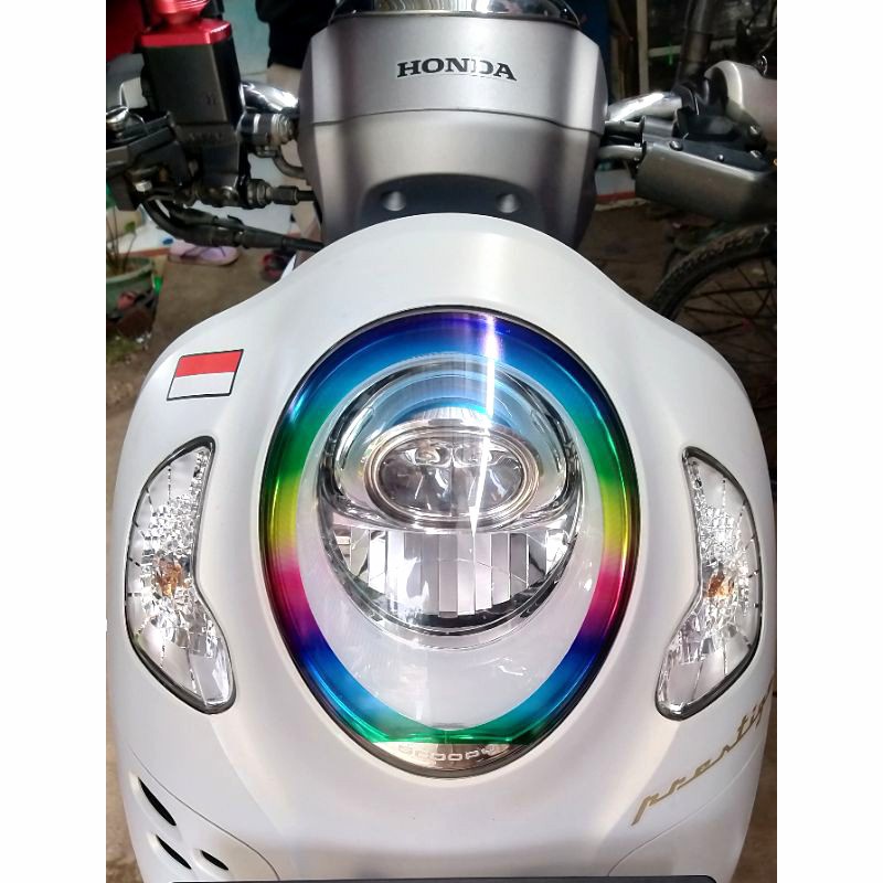 ✅Stiker Alis Scoopy / Stiker Alis Scoopy RGB / Stiker Lampu Scoopy Pelangi / Stiker Lampu Scoopy 202