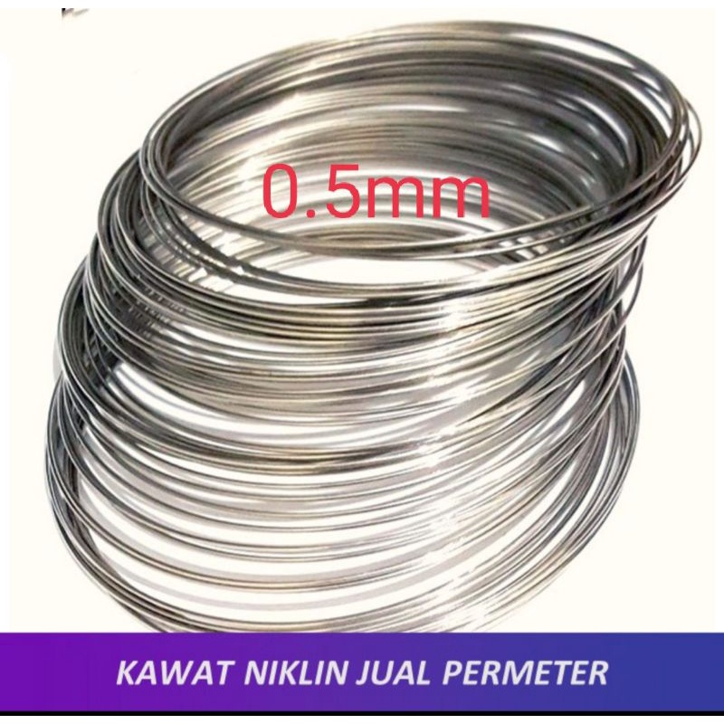 kawat niklin bulat 0.2-0.6mm