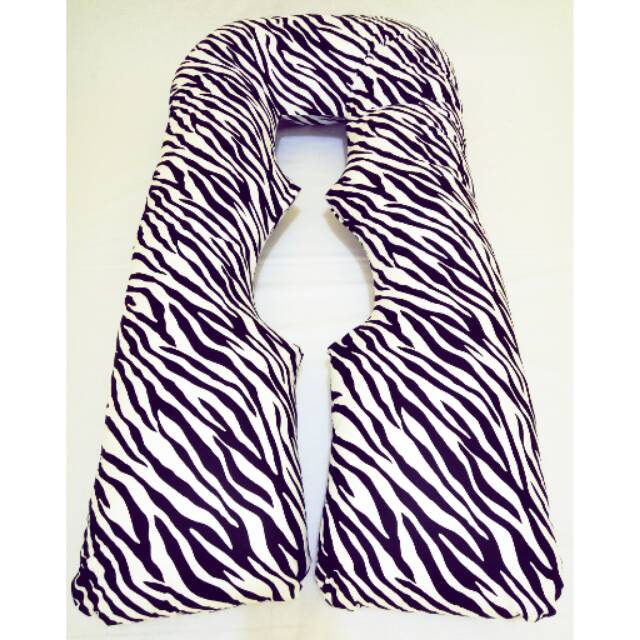 Bantal hamil motif zebra