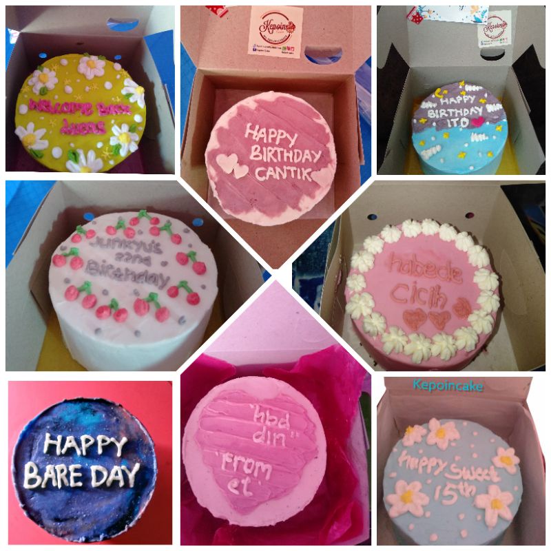 

bento cake/lattering cake/lunch box cake