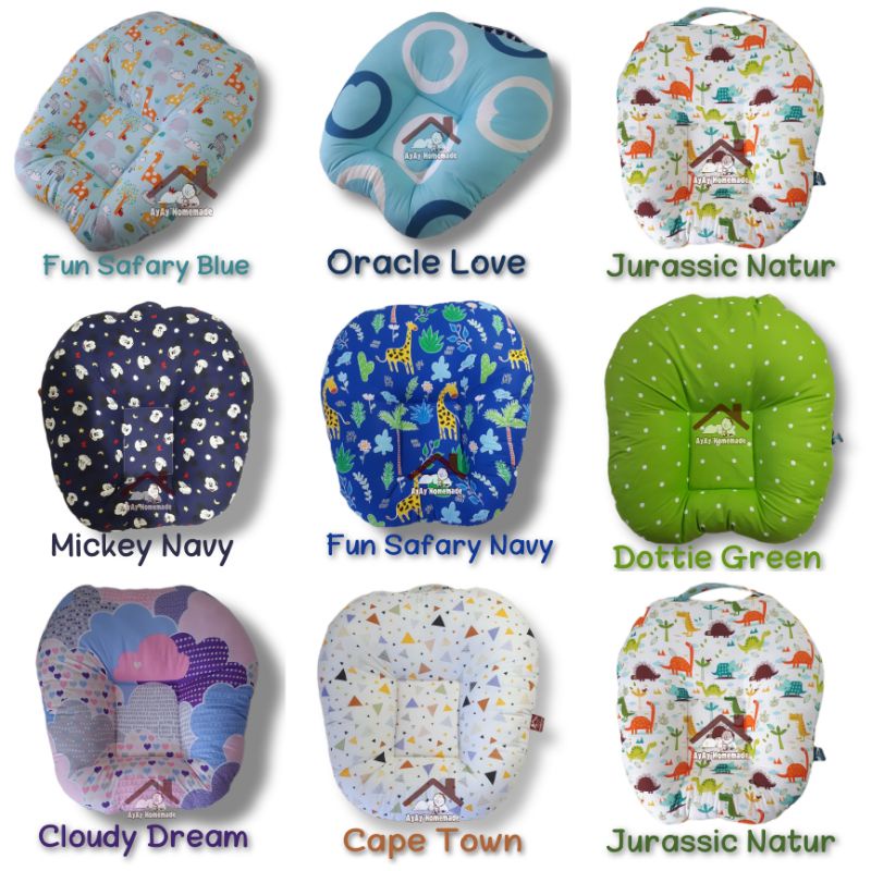 Bantal sofa bayi (dilengkapi tas mika) bisa buat kado