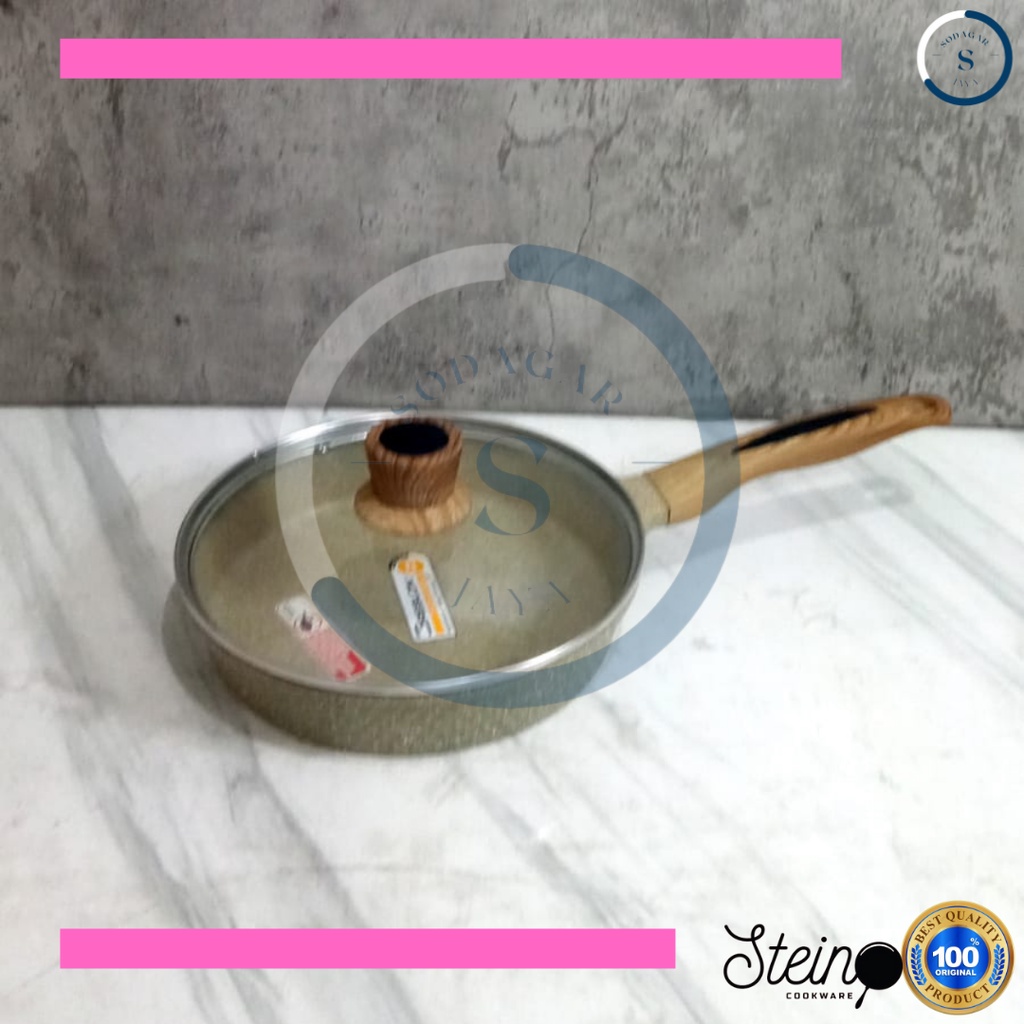 Stein Cookware Stein Frypan 24cm Panci Anti Lengket Diamond Series Greblon Germany