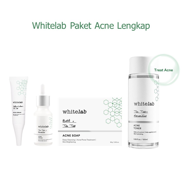 WHITELAB Paket ACNE Lengkap