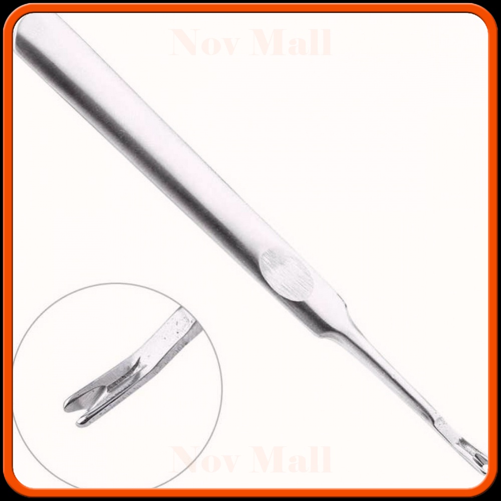 Alat Pencabut Kulit Mati Kutikula Nail Spoon Stainless Steel MU122