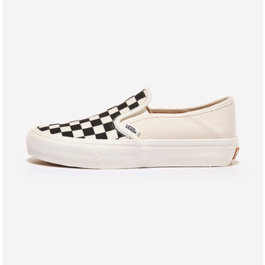 SALE DISKON! V4NS SLIP-ON ECO THEORY SF CHECKERBOARD BLACK/WHITE 100% ORIGINAL BNIB