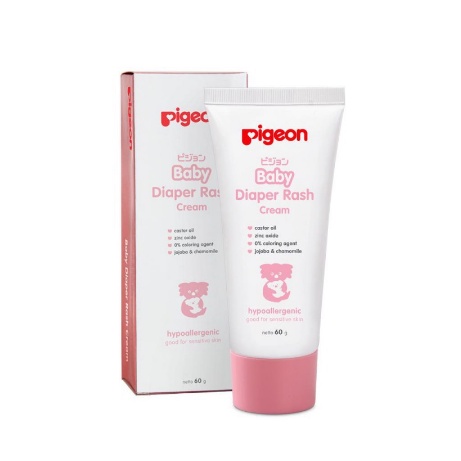 Pigeon dan Pure baby diaper rash cream 60gr / krim ruam popok / ruam popok bayi 60gr