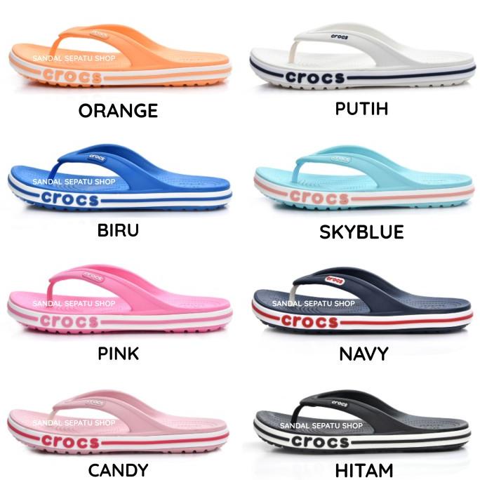 [ LAST STOCK ] Baya Flip Crocs / Sandal Pria dan Wanita / Sandal Karet / Sandal Jepit / Crocs Jepit / Baya Jepit