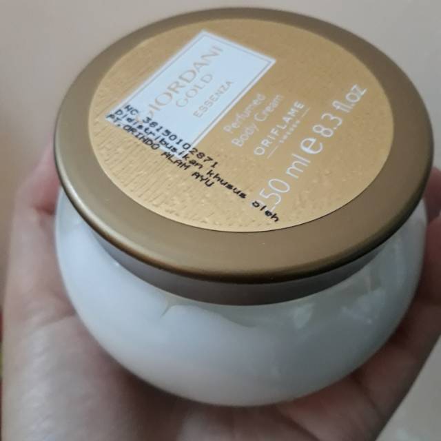 Body cream oriflame giordani gold essence