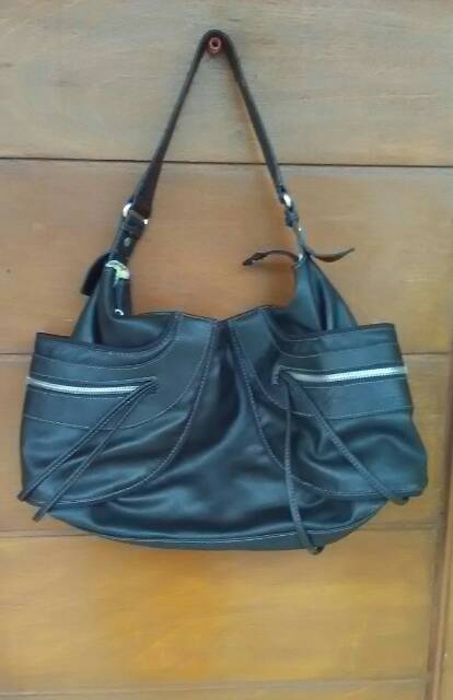 Esprit Black Leather Hand Bag
