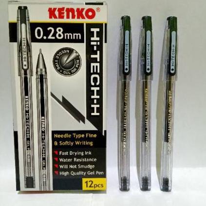 

ynq Pulpen Hi-Tech-H Hitech Hitec Kenko / Joyko 0.28 mm Gel Pen m55➻