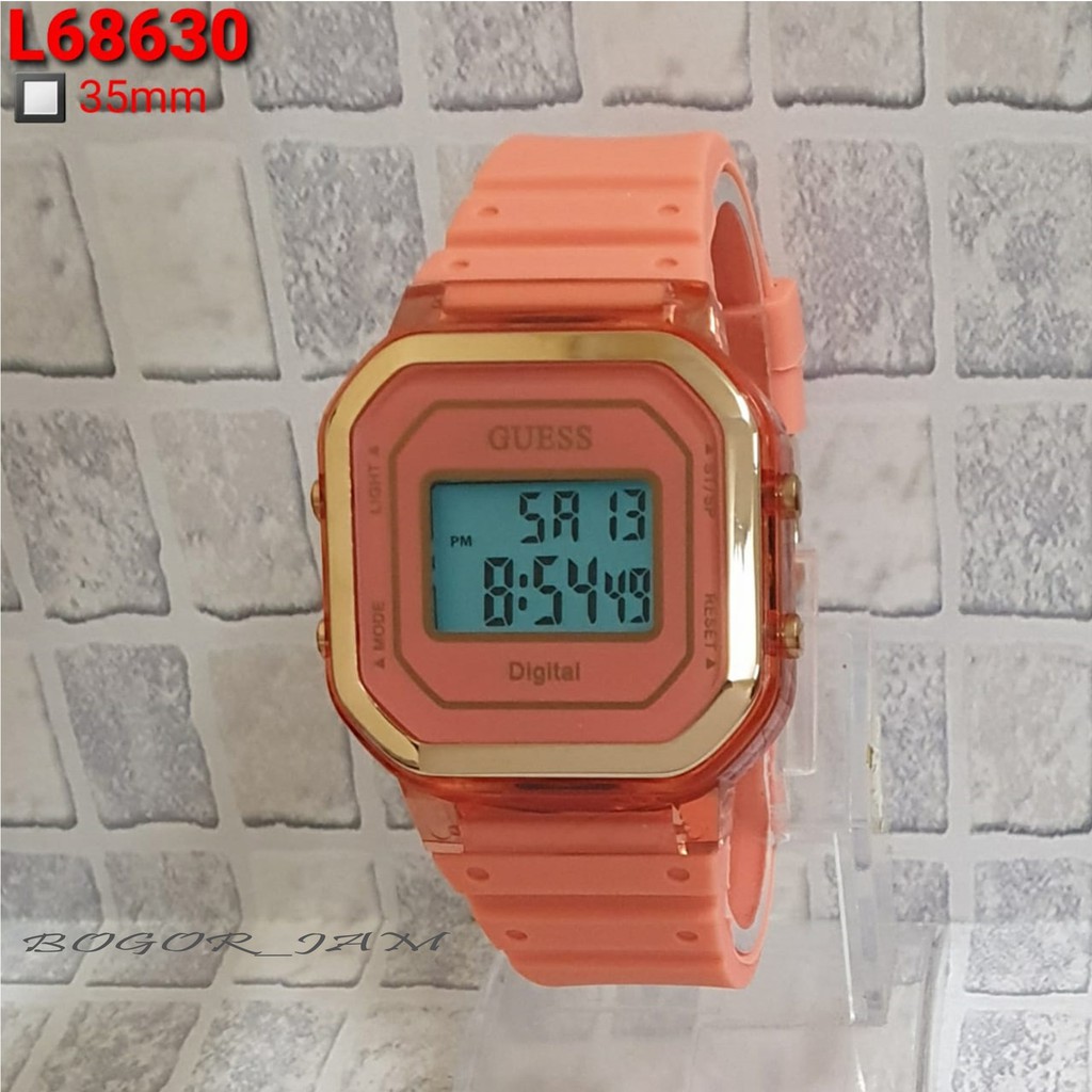JAM TANGAN GUESS WANITA DIGITAL MODEL TERBARU