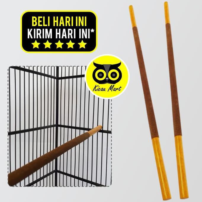 Kualitas Terbaik] Tangkringan Burung Kacer Kayu Jati Sempati Pijakan Kaki Sangkar Tkrkcs
