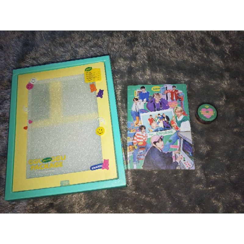 [SHARING GGU GGU PACKAGE] BUNDLE 1 OUTBOX GGU GGU BOOK MASKING TAPE ENHYPEN