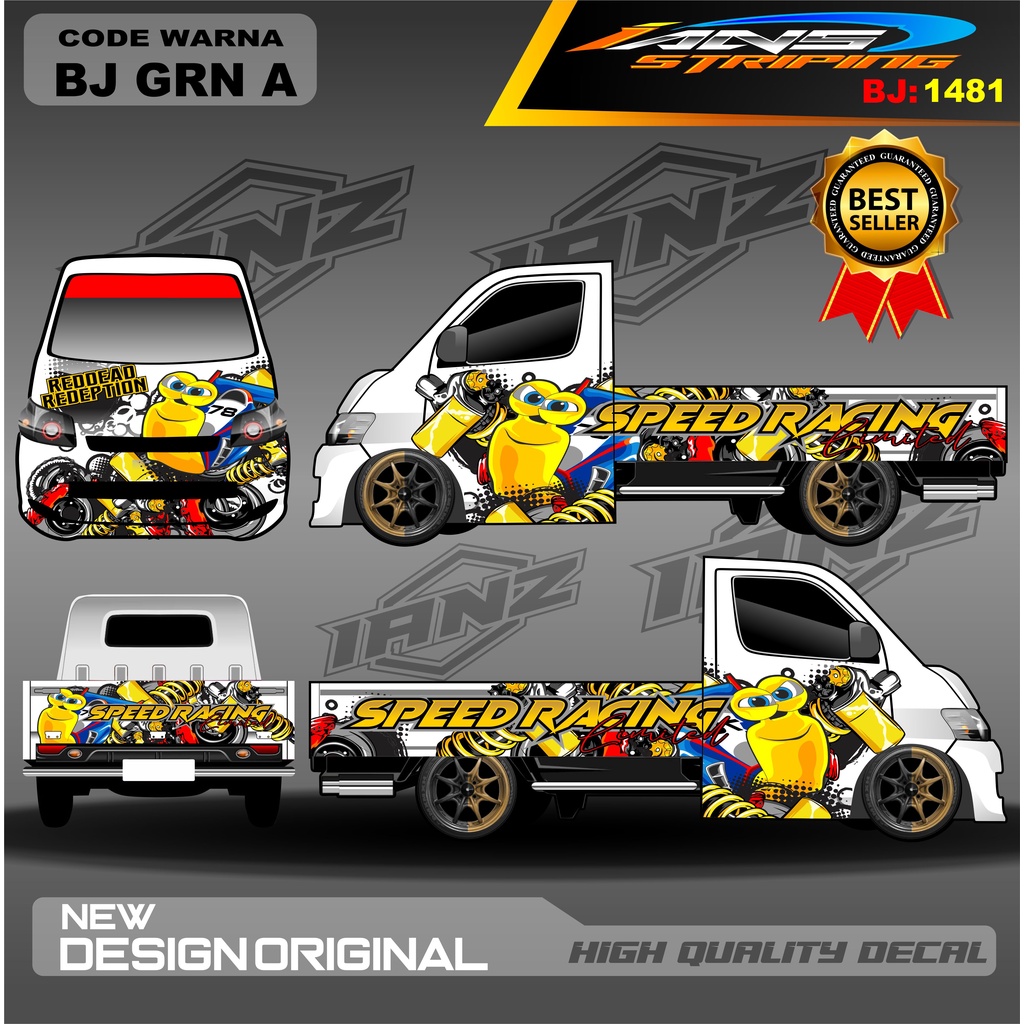 STIKER PICK UP GRANMAX CARRY L300 FULL BODY / DECAL STIKER GRANMAX FREE REQUEST / VARIASI STIKER FULL BODY / STIKER PICK UP / STICKER GRANMAX