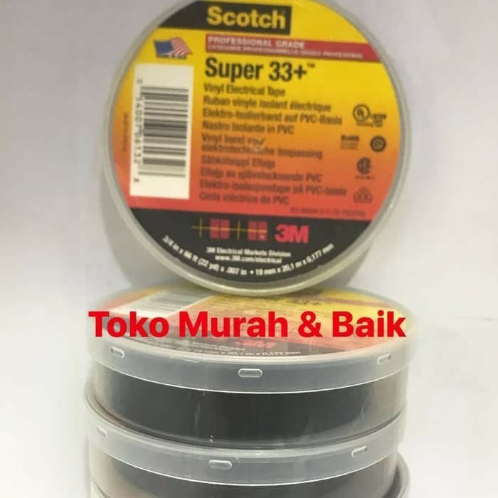 

3M Scotch 33+ Vinyl Electrical Tape black