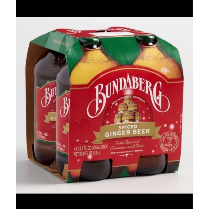 

bundaberg spiced ginger 375ml minuman bersoda