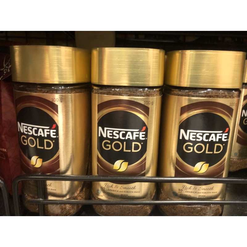 

[Kemasan Baru Rasa Lebih nikmat] Nestle Nescafe Gold Rich and Smooth jar 100 gr/50gr