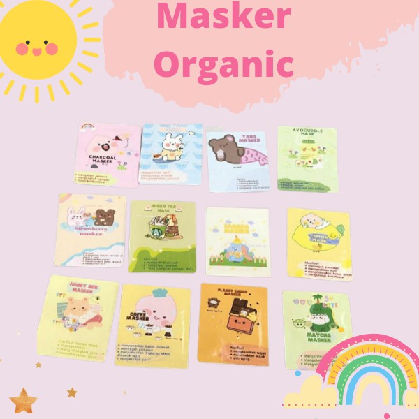 Masker wajah BPOM Organik