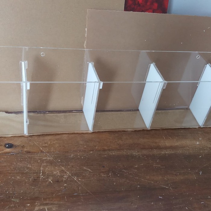 Unik aquarium cupang 5 kamar plus sekat putih Eksklusif