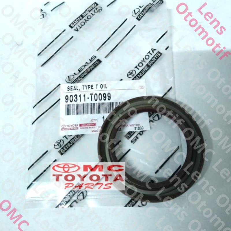 (100% ORIGINAL EM ) Seal Oil For Crankshaft Innova Reborn New Fortuner Hilux 90311-T0099 Mantap Boss