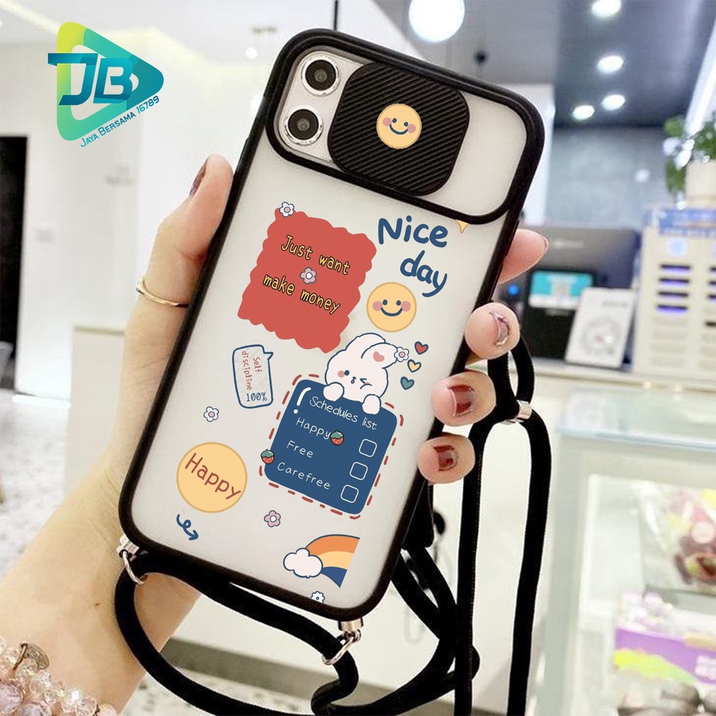 SOFTCASE SLINGCASE SLIDE PELINDUNG KAMERA RABBIT SAMSUNG OPPO VIVO REALME IPHONE XIAOMI ALL TYPE JB5155