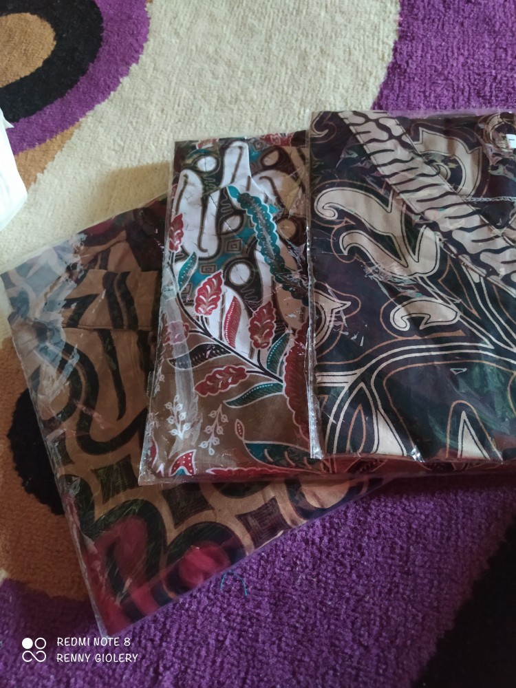 Tunik Batik Wanita Motif Terbaru Lengan Panjang Batik Aziza