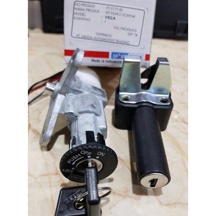 Kunci Kontak set VegaR Lama Force 1 ZR Asli Ori Minda