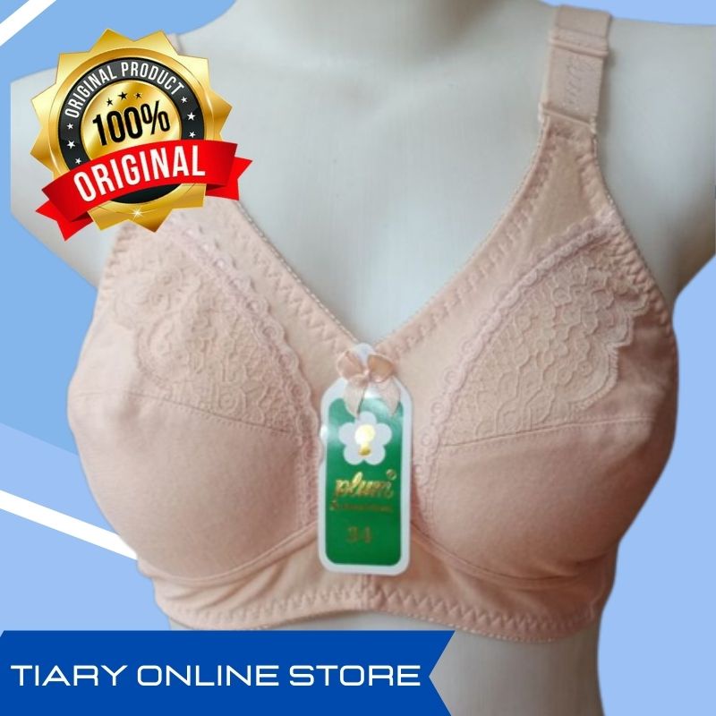 BH PLUM 059 CREAM HITAM 34-42 ORIGINAL