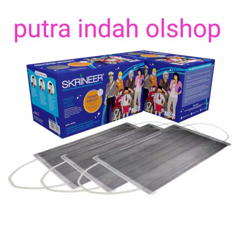 Masker Skrineer 1 box isi 50 pcs