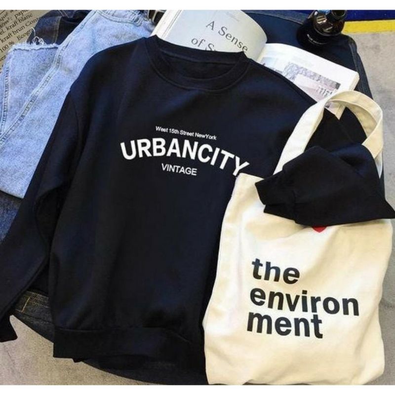 sweater oblong / sweater wanita / SWEATER URBAN CITY OBLONG