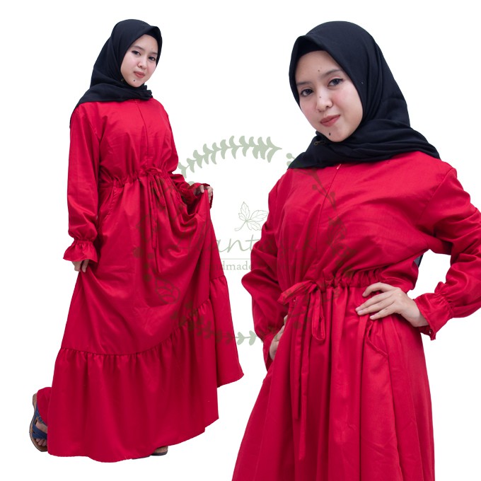 Alantasik - Original Gamis TOYOBO FODU Tebal Adem  SYARI JUMBO XL  R.12