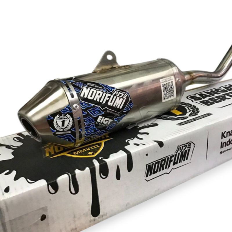 Knalpot Norifumi Eigh KLX Dtracker 150 original