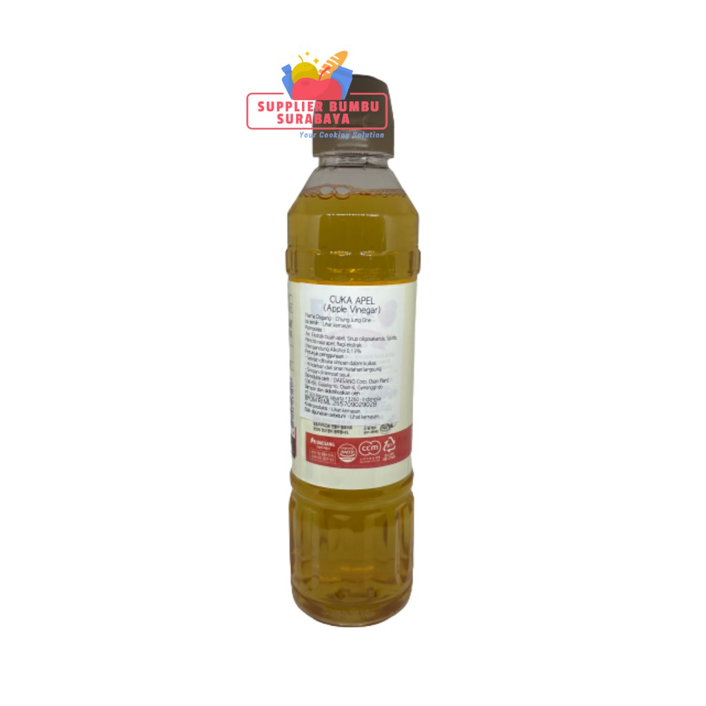 Daesang Chung Jung One Korean Apple Vinegar / Cuka Apel 500ml