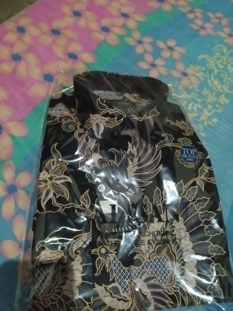 Kemeja Batik Pria Lengan Panjang Slim Fit Batik Pria Lengan Panjang Modern