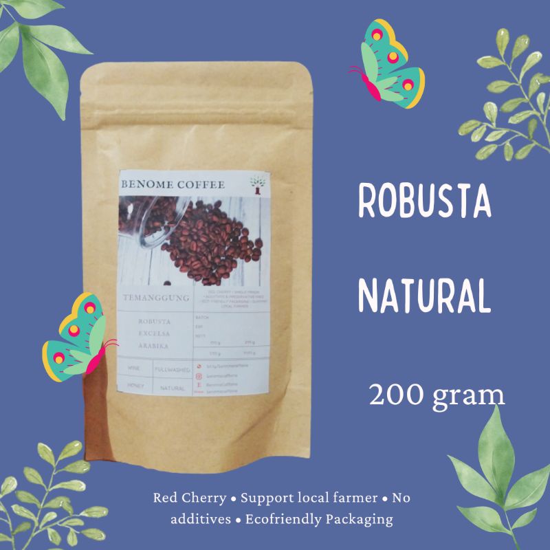 

Kopi Robusta Roasted Bean Temanggung 200 grams