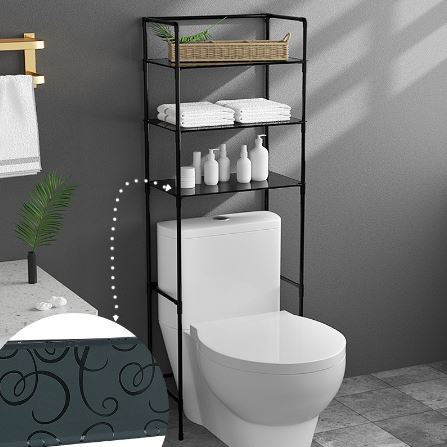 Rak Toilet Organizer/Tempat Tissue Sabun Kloset 2 Tingkat