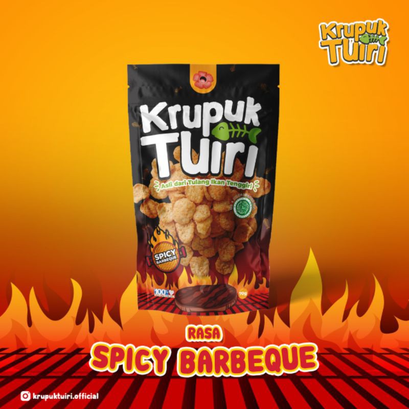 [70gr] Kerupuk Kalsium &quot;Tulang Ikan Tenggiri&quot; (Krupuk Tuiri) / Cemilan Sehat &amp; Bergizi / Oleh Oleh Khas Bengkulu