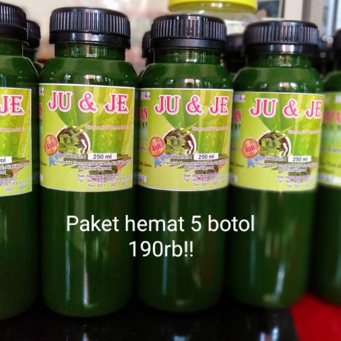 

endapan daun pandan wangi 100% murni